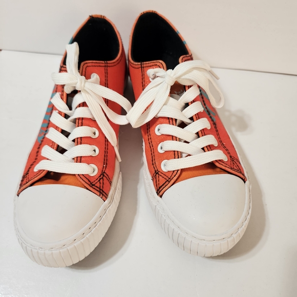 Miami Dolphins Women's Orange Sneakers - Picture 3 of 7